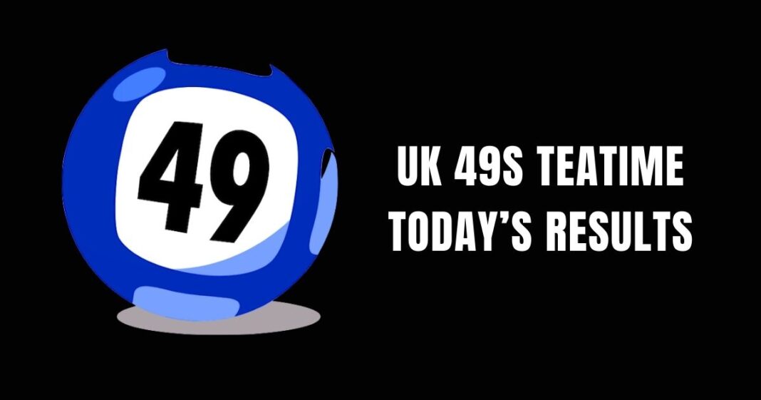 UK 49s Teatime Results Today (23 April 2024) Winning Number List Live